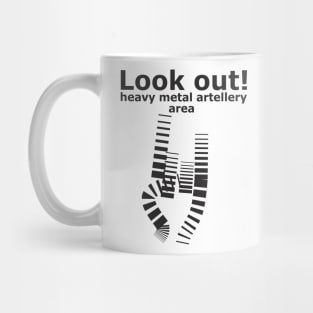 Heavy metal artellery Mug